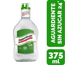 Aguardiente Antioqueño Tapa Verde Sencilla 375 ml